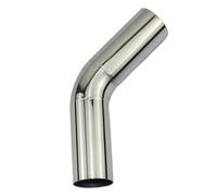 1pcs Stainless Steel Elbow 45 Degree Angle Pipe Exhaust Pipe Muffler Car Accessories Car Exhaust Tip(76MM)