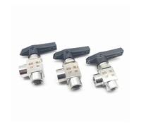 1pcs Stainless Steel Female Thread Ball Valve 1/8" 1/4" 3/8" 1/2" 3/4" Panel Instrumentation Angle Type(45295)