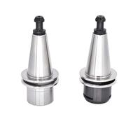 1pcs Stainless Steel ISO20 Accurany 0.001 ISO25 ER16 ER20MS SK10 35L Collet Chuck Tools Handle Engraving Machine Lathe milling(Conjoined,ISO20-SK10-35L)