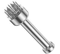 1PCS Stainless Steel Meat Tenderizer with 21 Needles Professional Kitchens Tool Firm Meat Grinder Compact Meat Piercing for Steak and Poultry