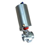 1pcs Stainless Steel Pneumatic Butterfly Valve 304 Electric/Single/Double Function(13)