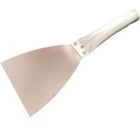 1PCS Stainless Steel Putty Knife, Professional Scraper Tool for Drywall Spackle, Paint Taping, Wallpaper Removal(4inches)