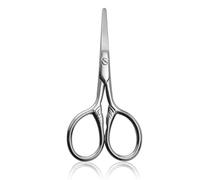 1Pcs Stainless Steel Small Makeup Grooming Scissors Eyebrows for Manicure Nail Cuticle Beard and Mustache Trimmer Nose Hair Tool(Blue)