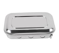 1Pcs Stainless Steel Surgical Instruments Storage Boxes for Professional Surgeries, Veterinary, Beauty Salon, Dentistry Use, Tattoo, Piercing (9 Inch(With Holes))