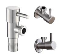 1PCS Stainless Steel Triangle Valve Wall-Mounted Faucet Angle Inlet Water Stop Home Kitchen Bathroom Accessories