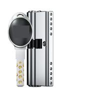 1pcs Standard 13 Keys Cylinder Lock for Entry Doors - High Security Brass Cylinder Locks for Outdoor Use(90=32.5+57.5)