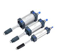 1pcs Standard Cylinder SC32/40/50/63/80/125mm Bore Air Pneumatic Tools Big Thrust Piston 25/50/75/100/150mm Stroke(Stroke 50-50,Bore 32mm)