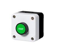 1PCS start-stop self-sealing waterproof button switch emergency stop industrial handheld control box with arrow symbol(1 start)