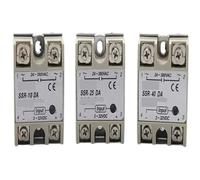 1pcs State Relay SSR-10DA SSR 25DA SSR-40DA Ac Dc Converter Input 3-32VDC Power Supply Load 24-380VAC 10DA 25DA 40DA 12V Relay(40DA)