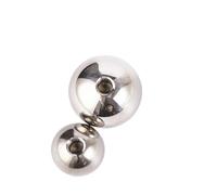 1Pcs Steel Ball with M6/M8/M10 Threaded Hole Stainless Steel Drilling Balls Female Thread Blind Hole Smooth Ball Bead DIY for industrial use(50mmxM6)