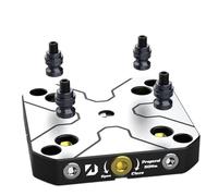 1pcs Steel Self-Centering CNC Bench Vise Four or Five-Axis Fixture with Zero-Point Quick-Change Four-Axis L Block Bridge Plate(DJ-AIX5-D96-M10)