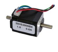 1pcs Stepper Motor Fuselage Length 28mm Step angle 1.8° Single Dual Output Shaft 1.4N.cm Current 0.6A/0.2A(0.6A Single shaft)