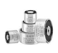 1pcs Suction 1.5~120KG 15~1200N Strong Electromagnet Solenoid DC 12v Electromagnet Small Electro 24V Coil Electric Magnet(D80H10mm 25KG,DC 24V)