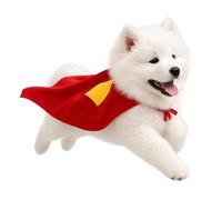 1PCS Super Dog Costume Cape for Holiday Celebrations and Daily Play, Medium Size Pet Hero Outfit with Secure Fastening Design, Perfect for Halloween Parties and Social Media Photoshoots