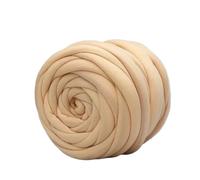 1PCS Super Thick Icelandic Line Thick Wool Core Cotton Hand-Woven DIY Cat Nest Bag Pillow Crib Enclosure Anti-Collision Line Crochet Kits for Beginners Adults(Champagne)