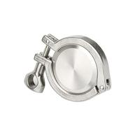 1pcs SUS Sanitary Pipe Fittings Kit - Tri Clamp Ferrule, End Cap, Tri Clamp & Silicon Gasket for Home & Garden Plumbing(57mmx77.5mm)