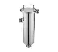 1pcs SUS304 Angle Clamp Filter Quick-Fitting Pipe Duplex for Water Supply System(63mm,Clamp)