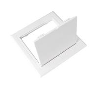 1pcs Switch Panel Hinged Access Hatch Durable ABS Door Inspection Port Wall Push-Type Household Hardware Accessories for Inspection Hatch(100x150mm)