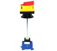 1PCS SZD11-25/300010-B 25A 3P ON-OFF Padlock Panel Load Break Isolator Switch With Long Bar Cam Switch For Electrical Cabinet