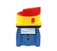 1pcs SZD11-40/300010 40Amp 660V 3Poles 2 Position ON OFF Power Cut Off Isolator Load Break Disconnect Switch With Padlock Panel