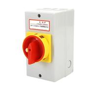 1pcs SZD11-63/300010-D 63A 3 Poles On Off Isolator Load Break Switch With Pad Lock Rotary Cam Switch 3P With Waterproof Box