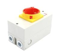 1PCS SZD11-63/300010-D 63A 3 Poles On-Off Isolator Load Break With Pad Lock Rotary Cam Switch 3P With Waterproof Box