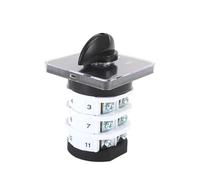 1pcs SZL9-32/1 32/2 32/3 32/4 32A ON OFF ON 1/2/3/4Phase UElectric Welding Machine Cam Panel Mounting Reversing Switch(32A four sections)