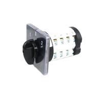 1pcs SZL9-50/4 50A 1-0-2 Three Position 4 Poles 16 Terminal Screws Black Panel Universal Selector Changeover Cam Main Switch
