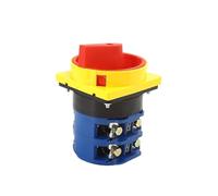1PCS SZW26-125A 2GS 88X88mm 2 Phase Universal Changeover Power Cut-off Panel Padlock 2 Position Cam Select Switches