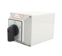 1pcs SZW26/LW26-125 125A 2 Phase 3 Position Cam Generator Transfer Changeover Switch With Waterproof And Dustproof Seal Box