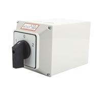 1pcs SZW26/LW26-125 125A 2Pole 8 Screw 3 Position Cam Generator Rotary Changeover Switch With Waterproof And Dustproof Seal Box