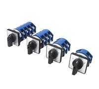 1pcs SZW26/LW26-160 160A 660V 3 Position On-Off-On 1 2 3 4 Phase Universal Rotary Changeover Cam Switch 4/8/12/16 Terminals(160A D101.1)