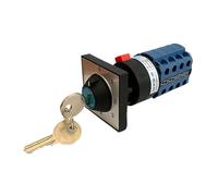 1PCS SZW26/LW26-20/0-4.4Y 20A 660V 5 Positions 4 Pole 16 Terminals Changeover Selector Universal Rotary Cam Switch With Key