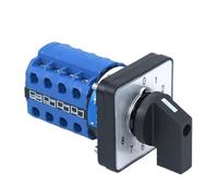 1pcs SZW26/LW26-20/0-8.4 20A 4 Pole 16 Terminals 64X64 Mm 48X48 Mm Panel Mounting Cam Changeover Switch Reversing Switches(0-8.4 48x48mm)