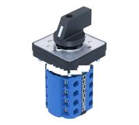 1pcs SZW26/LW26-20/0-8.4 LW28-20A LW39B 48/64mm Panel Voltage Switching 4 Poles 8-Channels Selection Control Cam Switches(0-8.4 64X64mm)