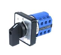 1pcs SZW26/LW26-20 1-0-2 3 Position 3 Phase Cam Switches Rotary Switch Changeover Control Switch 64X64 48X48 mm Panel Mount(D303.3 1 0 2 64X64mm)