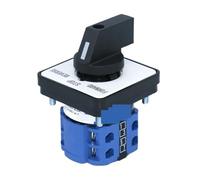 1PCS SZW26/LW26-20 2 Phase 8 Terminals 20A Three Gears 3-Way Reverse Forward Universal Power Cut Cam Knob Switch 64/48 mm Panel(D202.2 F S R 64X64mm)
