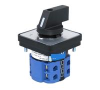 1pcs SZW26/LW26-20 20A 64X64 Mm 48X48 Mm 0-1-2-3 Two Pole Four Position Power Knob Selection Universal Changeover Cam Switch(0-3.2 64X64mm)