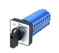 1pcs SZW26/LW26-20 3 Position 8 Phase 32 Terminals ON OFF ON 20A 660V Universal Rotary Changeover Switch 64X64 48X48 mm Panel(D808.8 ON OFF ON 64)