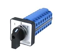1PCS SZW26/LW26-20 3 Position ON OFF ON 8 Phase 32 Terminals 20A Universal Rotary Changeover Cam Switches 64X64 48X48 mm(D808.8 1 0 2 64X64mm)
