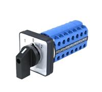 1pcs SZW26/LW26-20 7 Phase 28 Terminals 3 Position 20A 660V Panel Mount Electric Changeover Rotary Cam Switch 64X64 48X48 mm(D707.7 1 0 2 64X64mm)