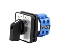 1PCS SZW26/LW26-20/B202.2 20A 660V 2 Pole 8 Screw 3 Position 64X64/48X48 mm Panel Transfer Momentary Changeover Cam Switch(B202.2 1 0 2 64X64mm)