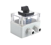1pcs SZW26/LW26-20 D202.2 20A 2 Pole Custom Rotary Universal Cam Changeover Switch With Waterproof And Dustproof Sealed Box