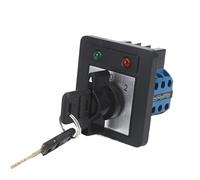 1pcs SZW26/LW26-20 D303.3YN 20A 3 Poles 12 Screw 3 Positions Selector Transfer Rotary Cam Changeover Switch With Key With Light