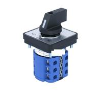 1PCS SZW26/LW26-20 Dual Power Supply Reversing Forward Reverse Selection Rotary On/off Switch 3 Position 12 Screw(ON OFF ON 64X64mm)