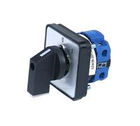 1pcs SZW26/LW26-20 Ith 20A Ui 660V 0-1 Panel 1 Phase 4 Screws Terminals Selector Rotary Cam Changeover Switch 64X64/48X48 mm(C02.1 0 1 64X64mm)