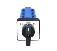 1pcs SZW26/LW26-20 LW28 ON OFF ON 48/64mm Panel Size 28 Screws Locking Changeover Rotary Selector Cam 20A 660V Switch(ON OFF ON 48X48mm)