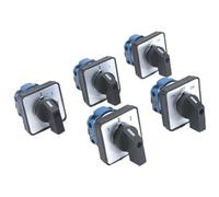 1pcs SZW26/LW26-20 OFF-ON ON-OFF-ON 20A 660V 1 Pole 4 Terminals Selector Rotary Cam Changeover Switch 64X64 48X48mm Panel Mount(C02.1 0 1 64X64mm)