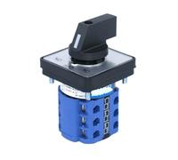 1pcs SZW26/LW26-20 ON OFF ON 3 Position 3 Phase 12 Screw Terminal Electric Cam Universal Changeover Switch 64X64/48X48 Mm Panel(D303.3 ON OFF ON 48)