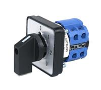 1pcs SZW26/LW26-20 Two Pole Four Position 20A 64X64/48X48Mm 0-1-2-3 Power Knob Selection Universal Changeover Cam Switch(0-3.2 0123 48x48mm)